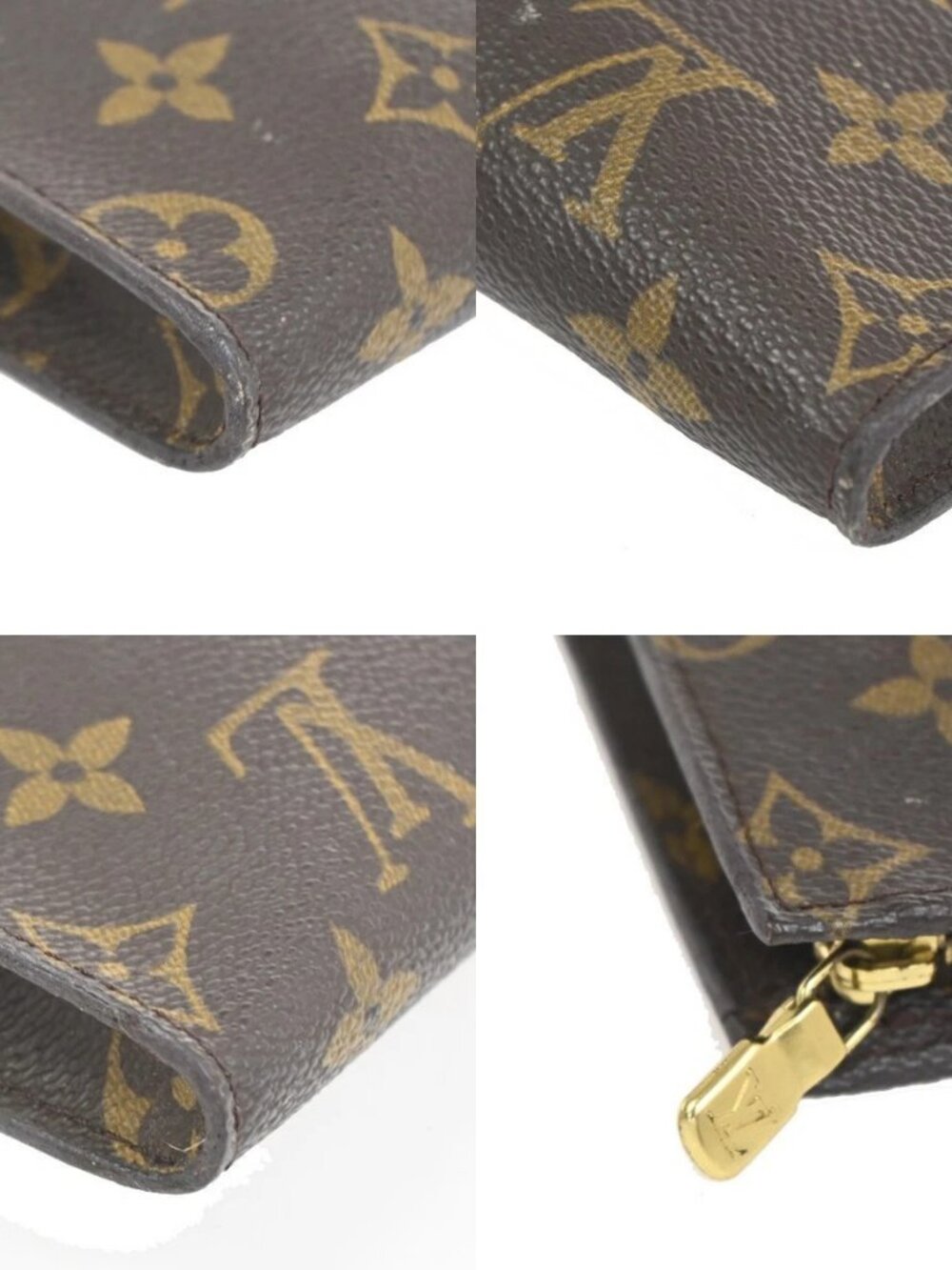 LOUIS VUITTON BUCKET PM Mini Clutch Pouch Bag Monogram Leather France 02KC735 - Picture 9 of 16